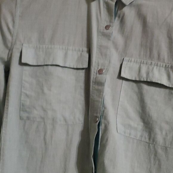 CALVIN KEIN WOMAN SNAP UP LIGHT GREEN XL - Picture 3 of 6